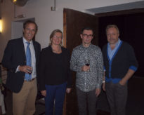Konsuli Andrew Cooper, Tarja Laaksonen, Lauri Astala ja Fernando Sicco
