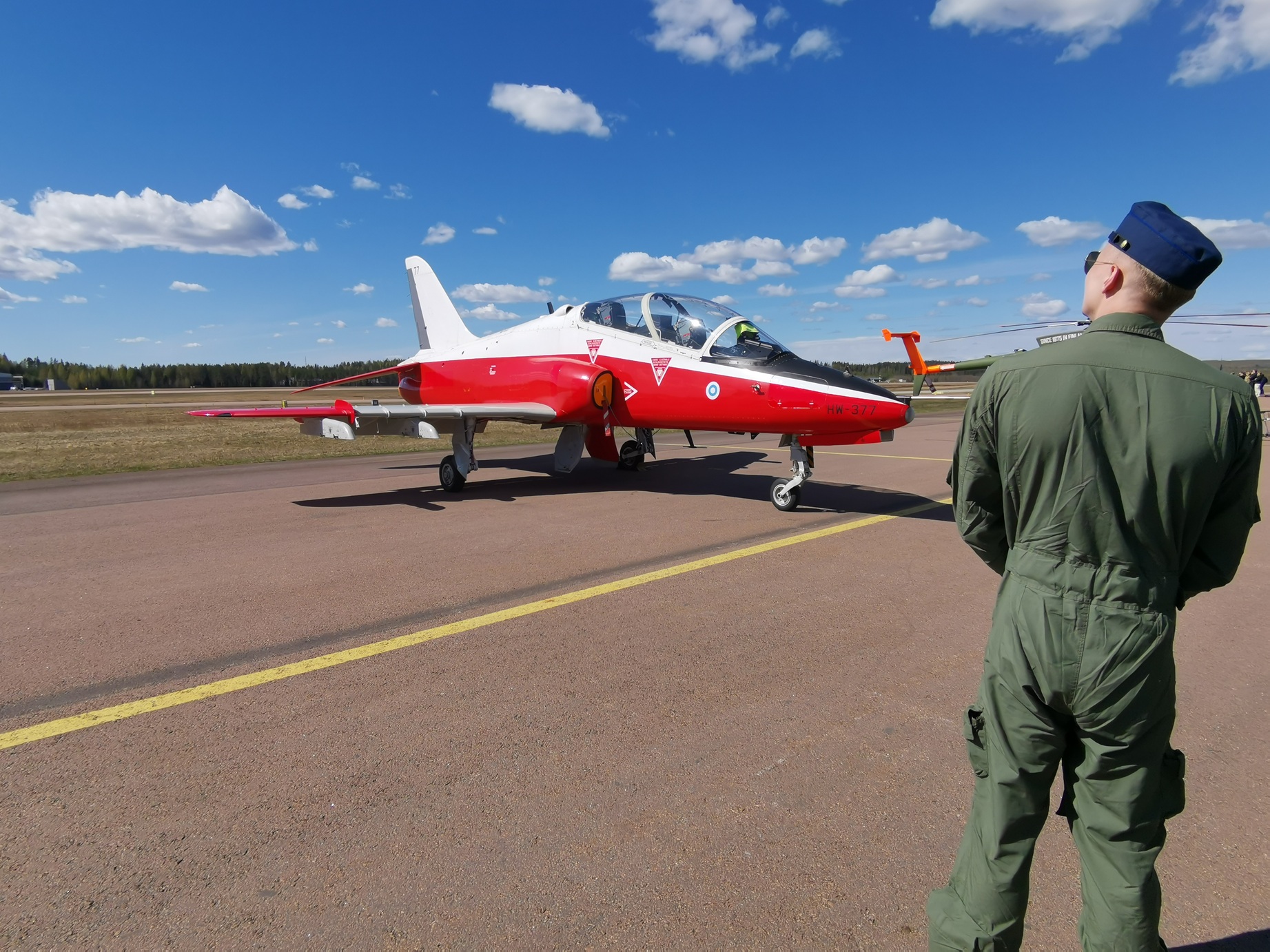 Avión de entrenamiento BAE Hawk MK 66Festival aéreo de Tikkakoski, 2026