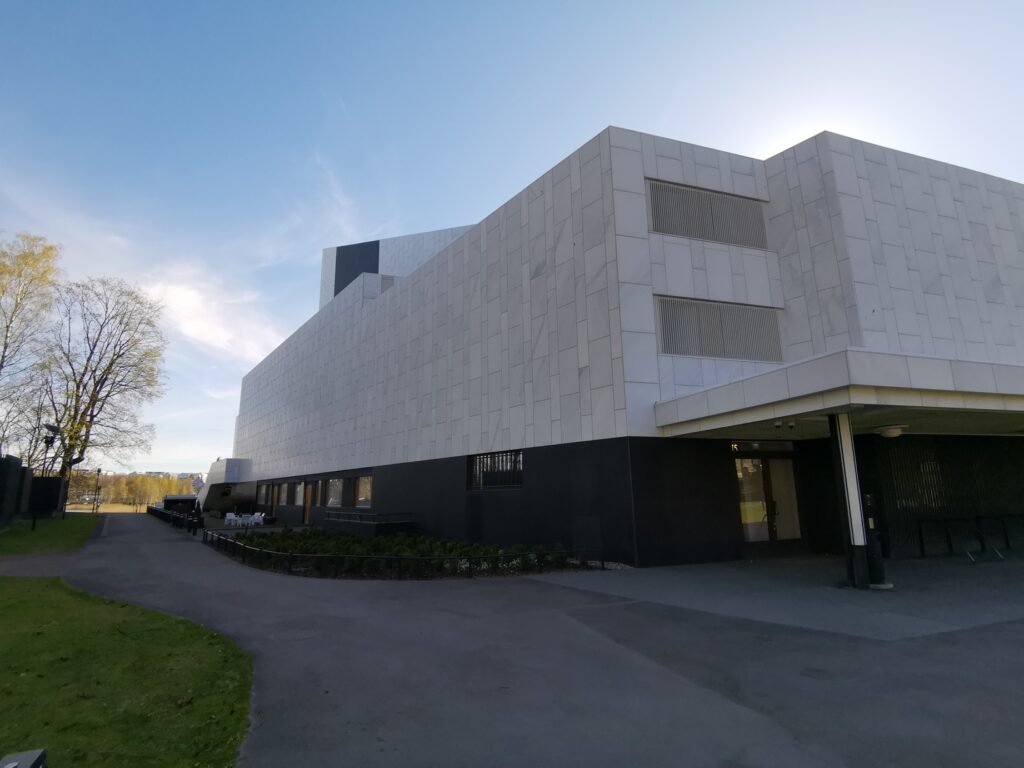 Finlandia-talo, Alvar Aallon suunnittelema. Helsinki
