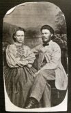 Minna Canth ja hänen miehensä Johan Ferdinand Canth Jyväskylässä